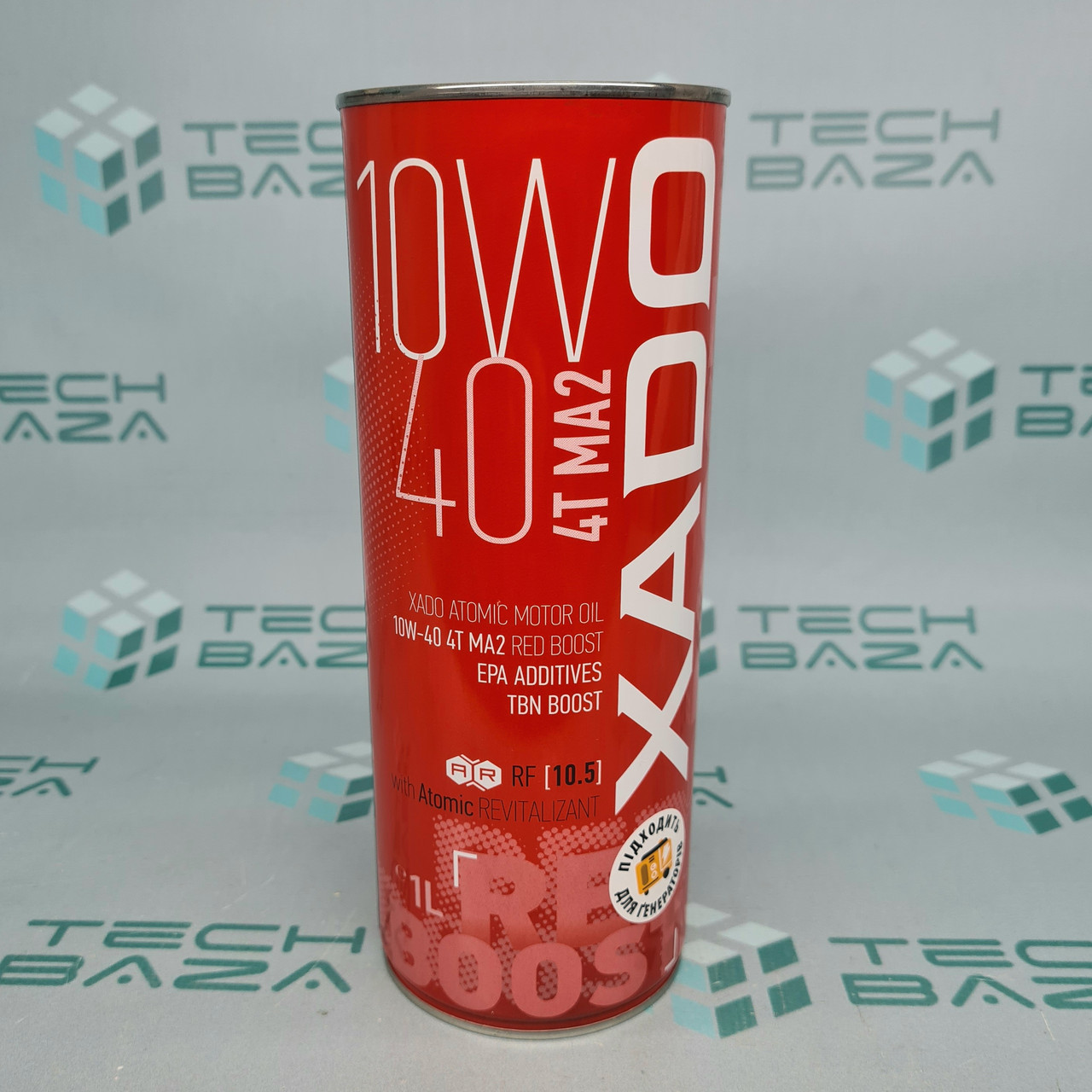 Моторна олива XADO Atomic OIL 10W-40 4T MA2 RED BOOST 1л, ХА 26132