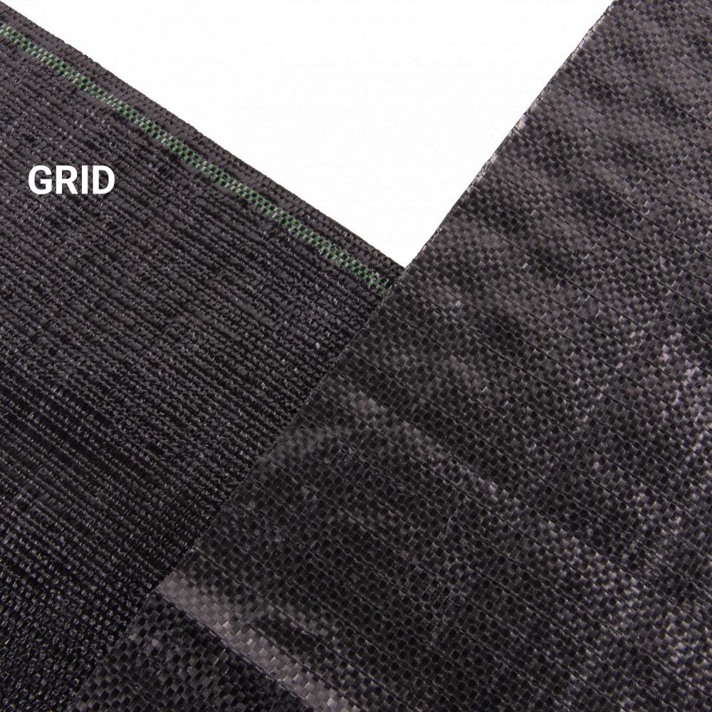 Агротканина проти бур'янів 100 г/м², сітка 25 см, чорна, 1.2х100м,