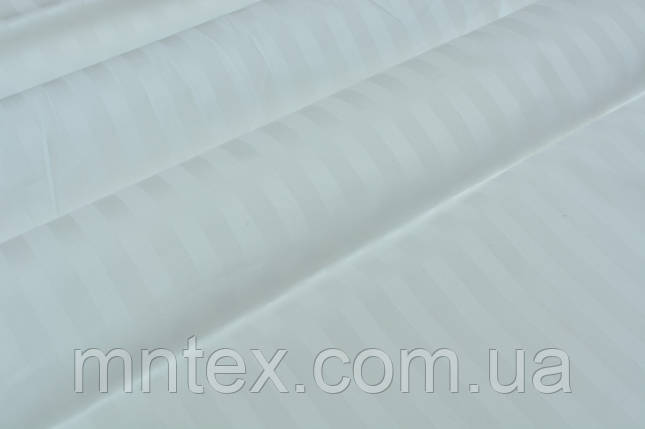 Сатин страйп Білий, фото 1