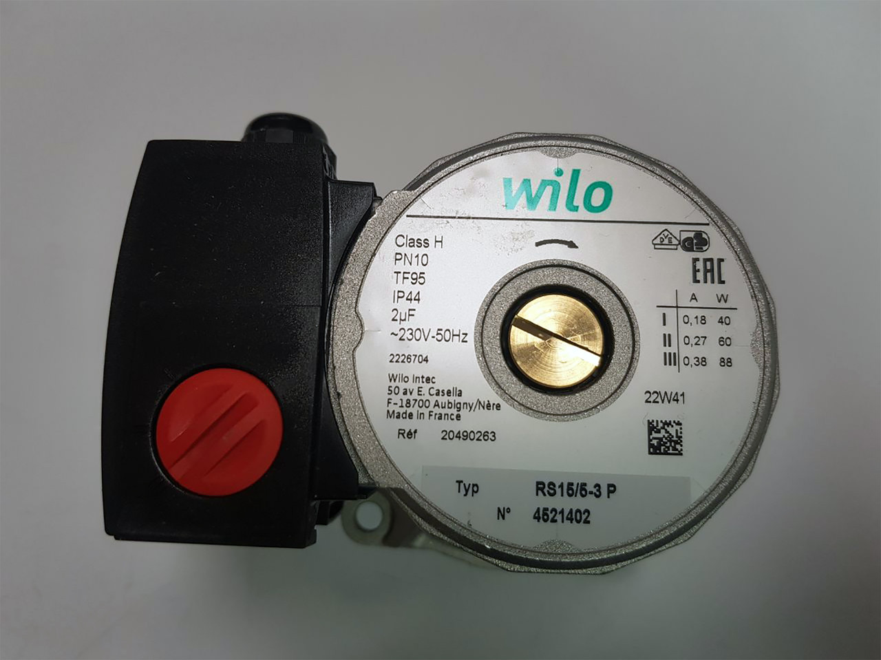 Насос циркуляційний Wilo RS 15/5 газовий котел Ariston UNO 24 MFFI/MI, фото 1