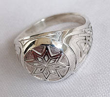 Перстень "Алатир 2" срібло 925 проба