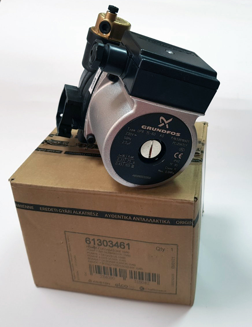 Насос циркуляційний на газовий котел Ariston Genia, Mira, Chaffoteaux 61303461, фото 1