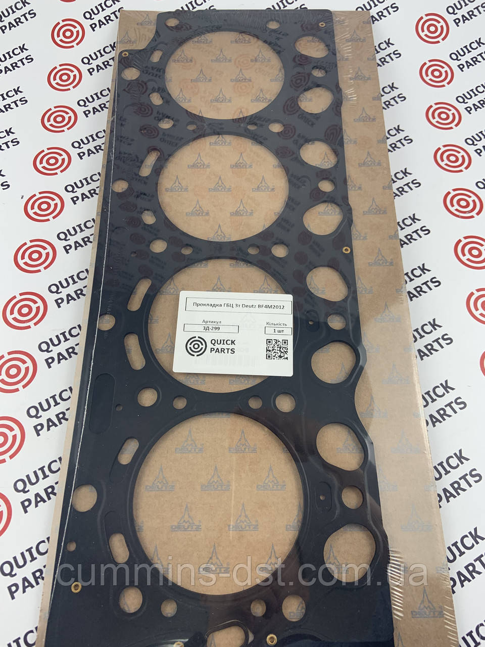 Прокладка ГБЦ 3т Deutz BF4M2012 04284067, фото 1