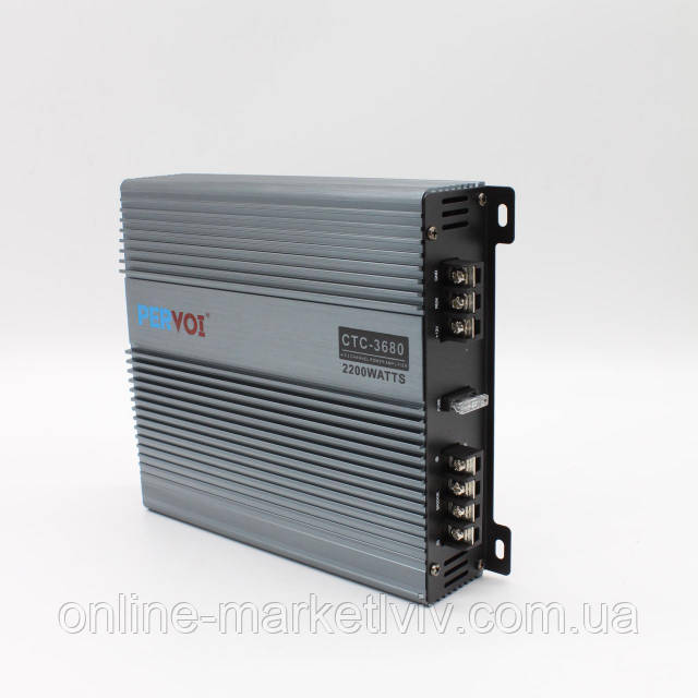 Купити Автомобільний підсилювач звуку 2-канальний 2200W, CTC-3680