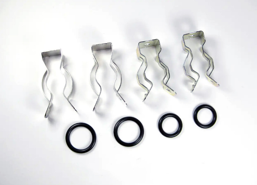 Набір кліпс та сальників для первинного бітермічного теплообмінника газового котла Ariston Ferroli 65104200, фото 1