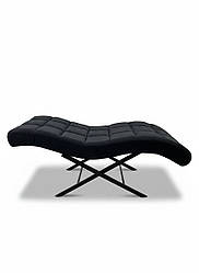 Кушетка анатомічна 3D Mr Helix, Чорна