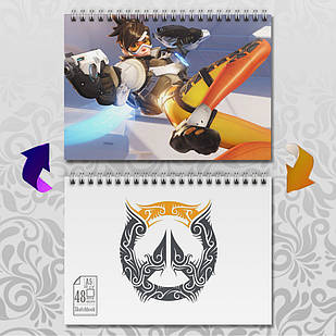 Скетчбук А5 48 арк. 150 гр.м² Overwatch 003