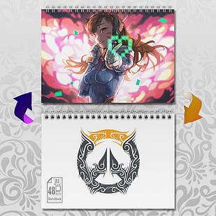 Скетчбук А5 48 арк. 150 гр.м² Overwatch 004