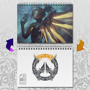 Скетчбук А5 48 арк. 150 гр.м² Overwatch 005