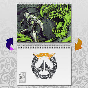 Скетчбук А5 48 арк. 150 гр.м² Overwatch 007