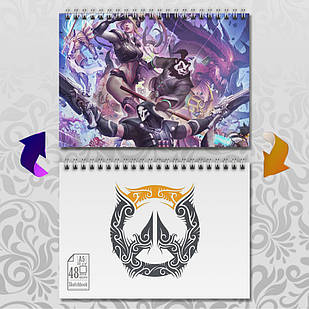 Скетчбук А5 48 арк. 150 гр.м² Overwatch 012