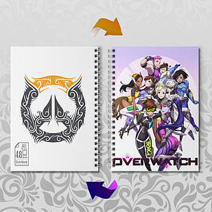 Скетчбук А5 48 арк. 150 гр.м² Overwatch 015