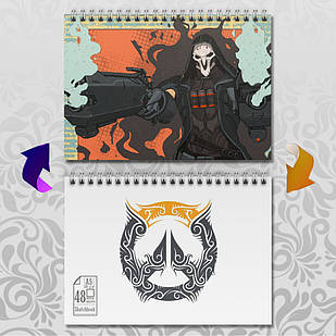 Скетчбук А5 48 арк. 150 гр.м² Overwatch 018