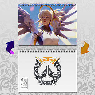 Скетчбук А5 48 арк. 150 гр.м² Overwatch 022