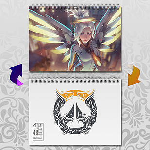 Скетчбук А5 48 арк. 150 гр.м² Overwatch 024