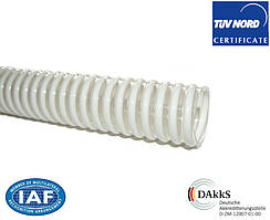 ПВХ рукав 32 мм напірно-всмоктуючий Plexiflex харчовий