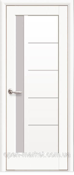Модель Грета білий матовий скло міжкімнатні двері, Ніколаїв