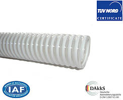 ПВХ рукав 51 мм напірно-всмоктуючий Plexiflex харчовий