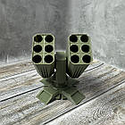 Підставка органайзер для ручок у формі ПВО Ракетна турель Пенал для олівців маркерів мілітарі, фото 4