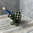 Підставка органайзер для ручок у формі ПВО Ракетна турель Пенал для олівців маркерів мілітарі, фото 5