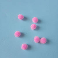 Помпон Пухнастик 1 см рожевий 10 шт.