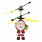 Іграшковий вертоліт Санта, від USB, 14х12,5 см / Іграшка вертоліт акумуляторна / Гелікоптер іграшка / Інтерактивна іграшка, фото 3