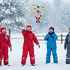 Іграшковий вертоліт Санта, від USB, 14х12,5 см / Іграшка вертоліт акумуляторна / Гелікоптер іграшка / Інтерактивна іграшка, фото 6