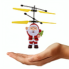 Іграшковий вертоліт Санта, від USB, 14х12,5 см / Іграшка вертоліт акумуляторна / Гелікоптер іграшка / Інтерактивна іграшка, фото 7