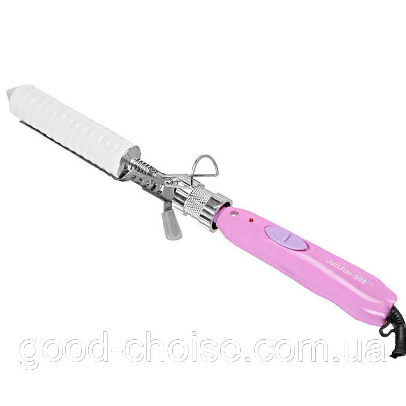 Керамічні щипці для завивки волосся 40Вт, JJ-908 / Плойка-щипці для завивки волосся / Плойка для волосся, фото 1