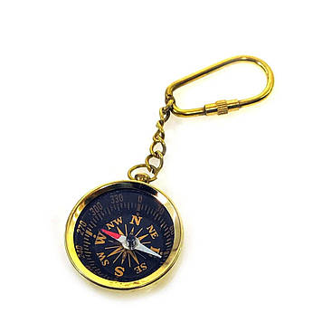 Компас брелок No Brand 3.8 см Бронзовий (DN943)