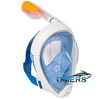 Повнолицева маска SUBEA Tribord Easybreath синя (L/XL)