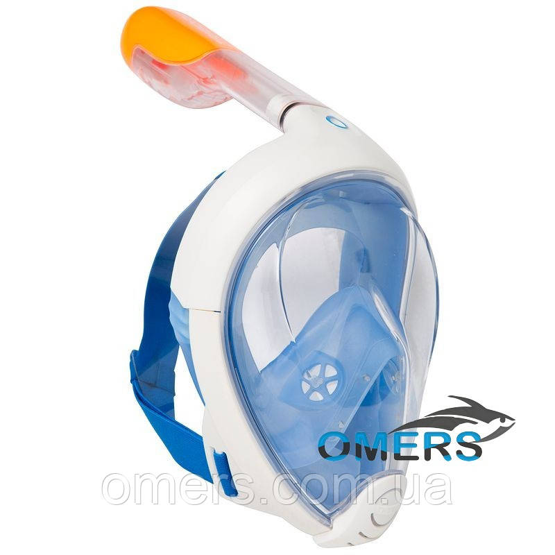 Полнолицевая маска SUBEA Tribord Easybreath синяя - фото 1 - id-p490642749