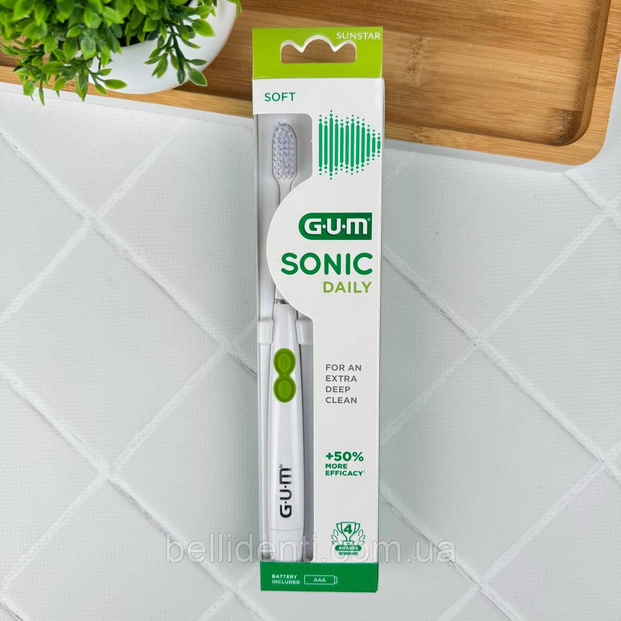 Зубна щітка Gum Activital Sonic Daily (біла)