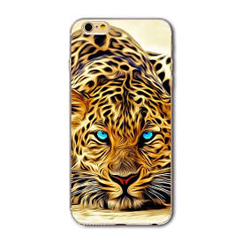 Чохол силіконова накладка на Iphone 7 з картинкою леопард