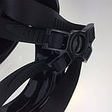 Повна маска для снорклінга SCUBA+ кріплення GO PRO, розмір L/XL, чорна, фото 8