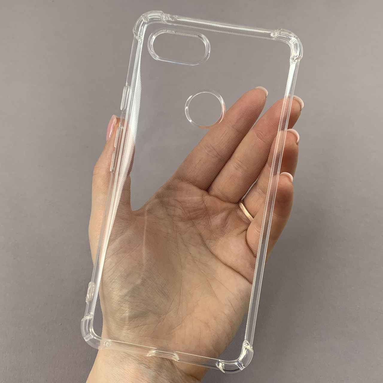 Чохол для Google Pixel 3 XL силіконовий з бронь кутами чохол на гугл піксель 3 хл прозорий ttp