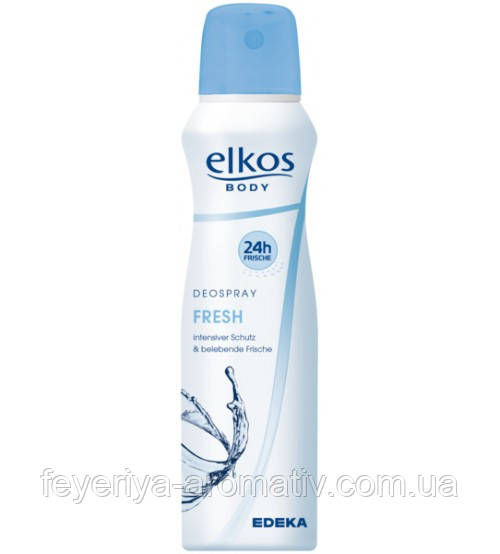 Жіночий дезодорант спрей Elkos Fresh, 200мл (Німеччина)