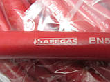 Газовий шланг 6 мм червоний Safegas, фото 2