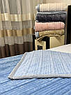 Плед покривало з окантовкою Шарпей синій Koloco, фото 7