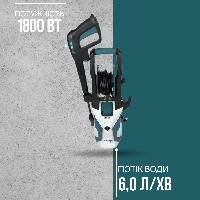 Міні-мийка для чищення під високим тиском 1800 Вт 110/150 бар Water pressure power HY-618A мийки високого тиску для будинку дачі