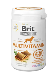 Вітаміни Brit Vitamins Multivitamin для дорослих собак для підтримки здоров’я й імунітету з куркою 150 г