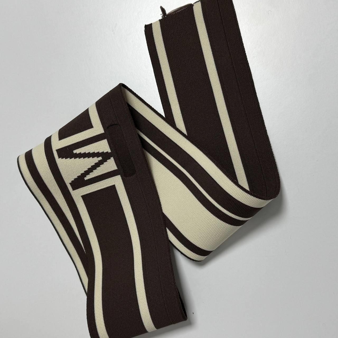 Пояс-манжет, буква М, колір шоколадний, розмір 8*90см, фото 1