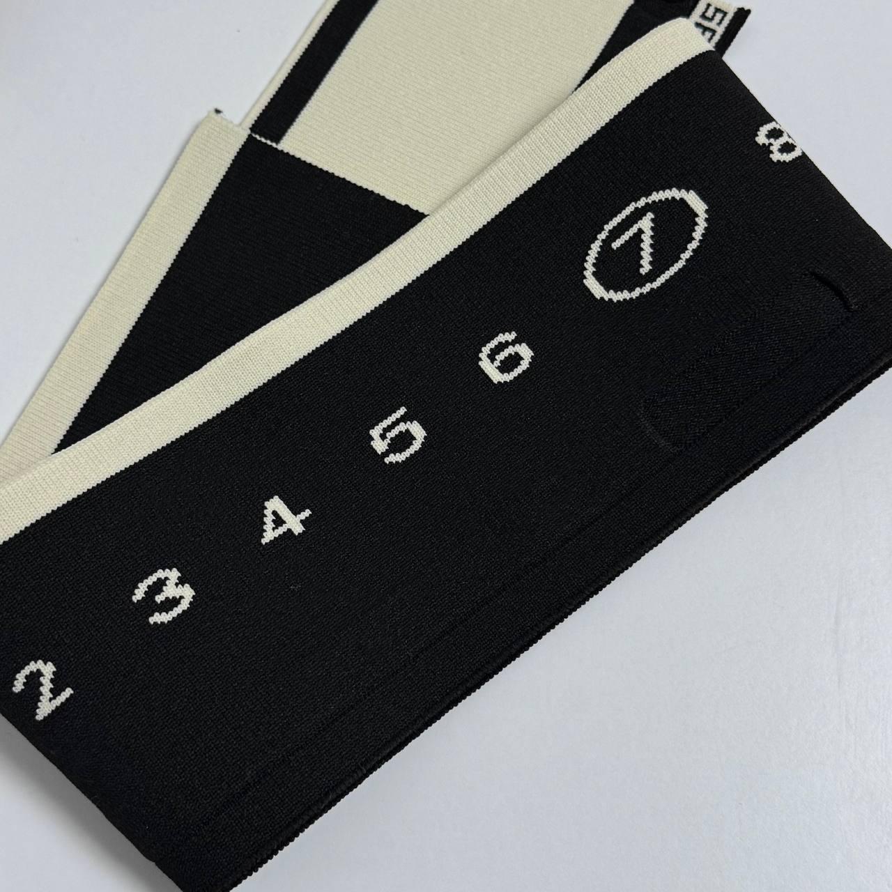 Пояс-манжет, цифри, колір чорний, розмір 9*80см, фото 1