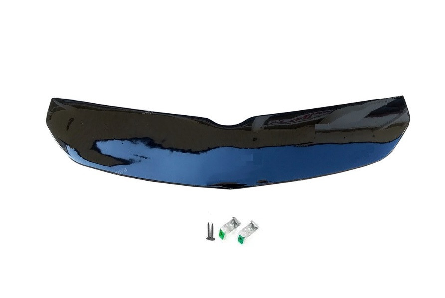 Зимова накладка на Opel Vivaro 2014-2019 Опель Віваро (Верхня глянцева на решітку з кріпленнями), фото 1