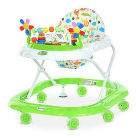 Ходунки дитячі «Bambi» M 3619 Зелений Силиконові колеса