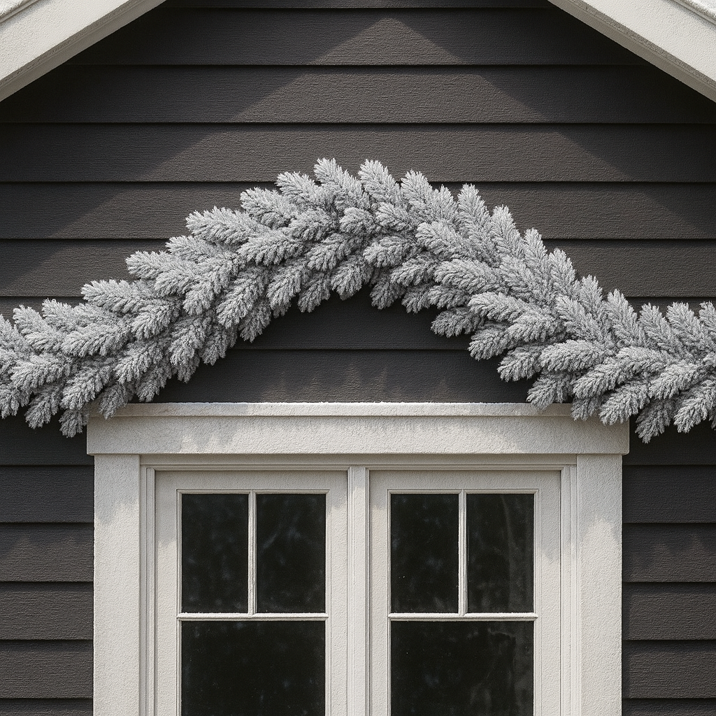 Ялинкова гірлянда Версаль Засніжена 2 м — преміальний зимовий декор, фото 1