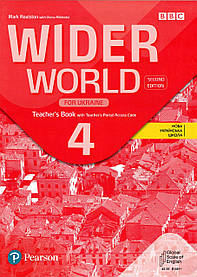 Wider World for Ukraine 4 Teacher's Book (2nd Edition)