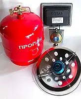 Газовий балон 5 л у комплекті з нагрівачем Nurgaz  1.5кв