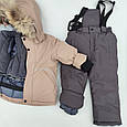 Дитячий зимовий термокомбінезон на хлопчика 2 3 4 років "Ланс" комплект костюм, фото 3