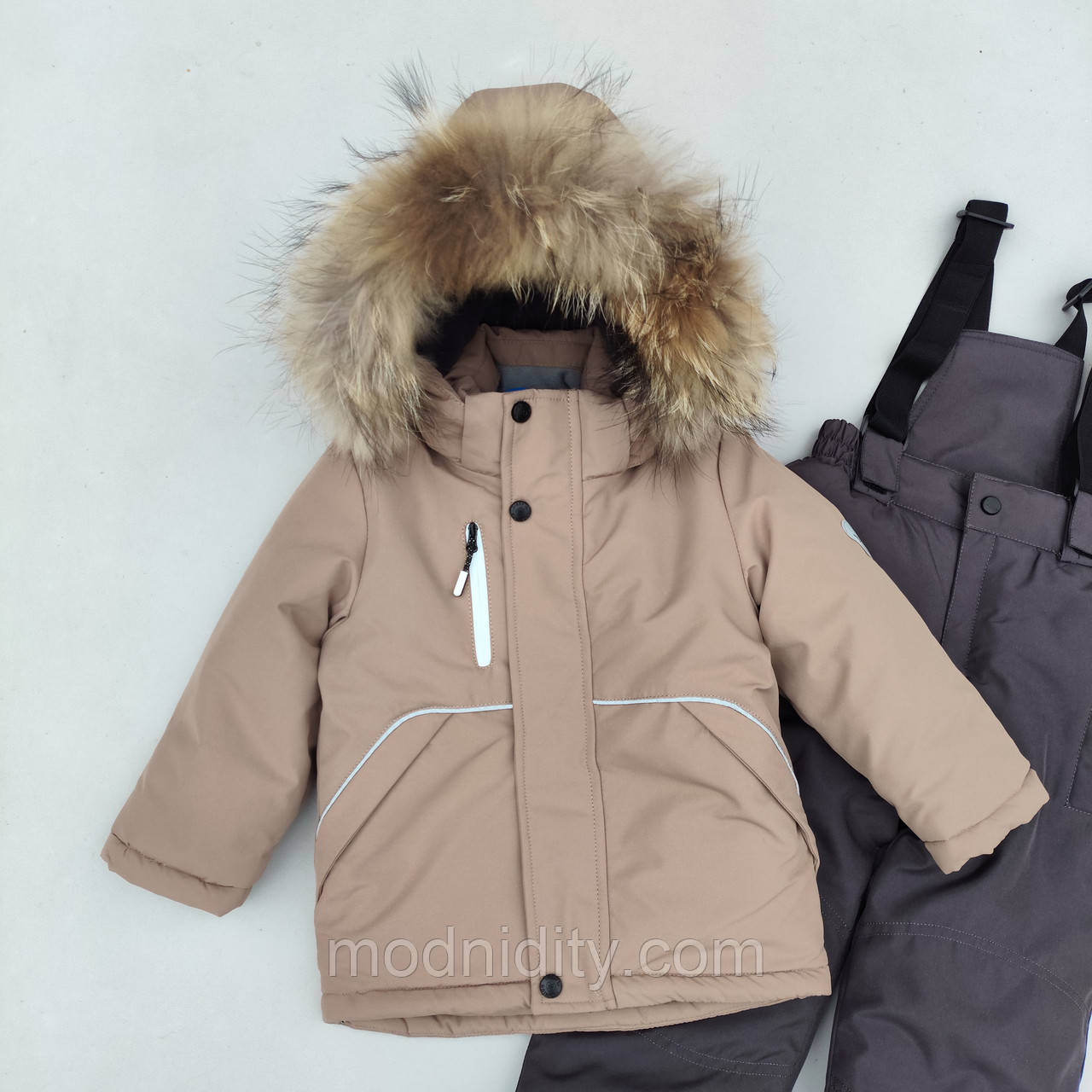 Дитячий зимовий термокомбінезон на хлопчика 2 3 4 років "Ланс" комплект костюм, фото 1